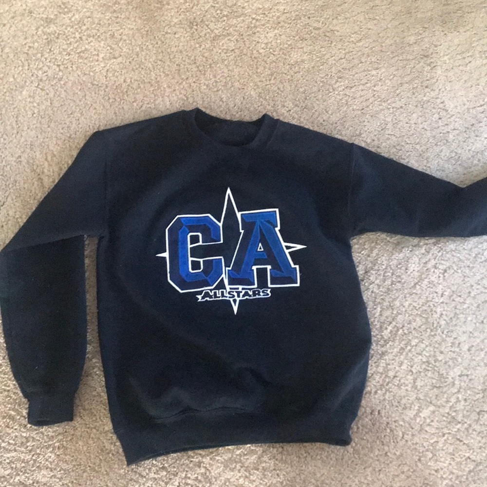 Black CA All Stars pullover sweatshirt
